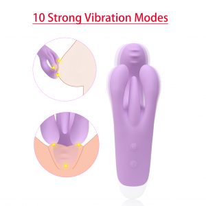G-Spot Rabbit Vibrator Electric Clitoris Stimulator 10 Vibration Silicone Vaginal Anal Dildo Massager