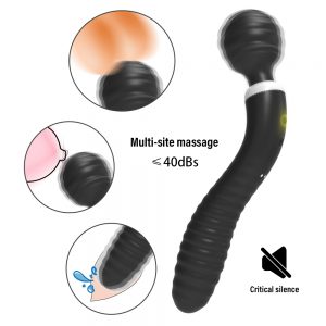 Female Vibrator Women Electric G Spot Sex Toys Wand Dual Motor 10 Vibration 9 changeable Heads Clitoris Nipple Vagina Massagers Masturbation Stimulation Vaginal Anal Stimulator FDA